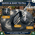 10 kg Canopy Weight Bags 4 Pack, Water-Fill Leg Weights for Gazebos, Shade Tents and Marquees
