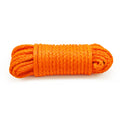 15m Synthetic Winch Rope 6mm, 8000 lbs UHMWPE Winch Line with Forged Hook, Orange