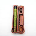 Emerald Tenkara Fishing Rod 1.7m with Wooden Storage Box, Ultralight 13-Section Carbon Stream Rod