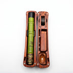 Emerald Tenkara Fishing Rod 1.7m with Wooden Storage Box, Ultralight 13-Section Carbon Stream Rod