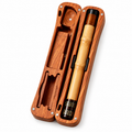 Champagne Tenkara Fishing Rod 1.7m with Wooden Storage Box, Ultralight 13-Section Carbon Stream Rod
