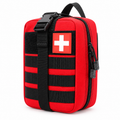 379-Piece First Aid Kit in MOLLE Pouch, Compact Emergency Kit for Car, Camping, Hiking and Home, Red