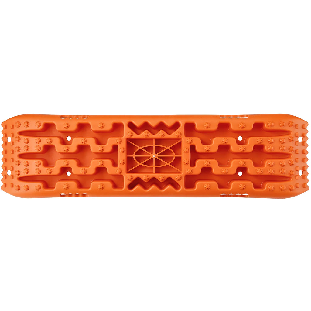 Recovery Traction Boards Pair, 10 Tonne Rated PP Tyre Traction Mats for 4WD, SUV and RV, Red Medium