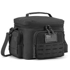 Green Tactical Insulated Cooler Lunch Bag, Leak-Resistant and Heavy Duty for Work, Camping and Picnics