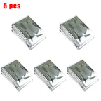 Emergency Foil Blankets 30 Pack, 130 x 210cm Thermal Space Blankets for Camping, Hiking and Car Kits, Gold and Silver