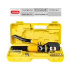 Hydraulic Crimping Tool 8 Ton with 8 Die Pairs for 4-70mm² Copper Cable Lugs and Terminals