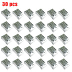 Emergency Foil Blankets 30 Pack, 130 x 210cm Thermal Space Blankets for Camping, Hiking and Car Kits, Silver