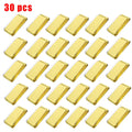 Emergency Foil Blankets 30 Pack, 130 x 210cm Thermal Space Blankets for Camping, Hiking and Car Kits, Gold and Silver