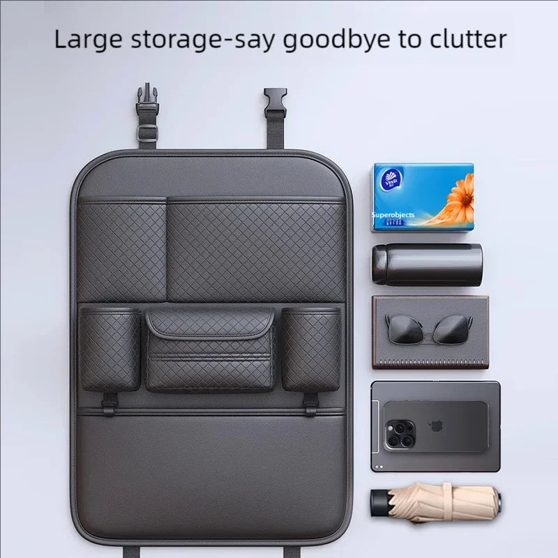Seat-Back Organiser with Kick Mat