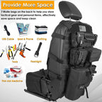 Tactical Seat Back Organiser with 7 MOLLE Pouches, PVC-Lined Seat Cover for 4WDs, Utes and SUVs