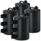 10 kg Canopy Weight Bags 4 Pack, Water-Fill Leg Weights for Gazebos, Shade Tents and Marquees
